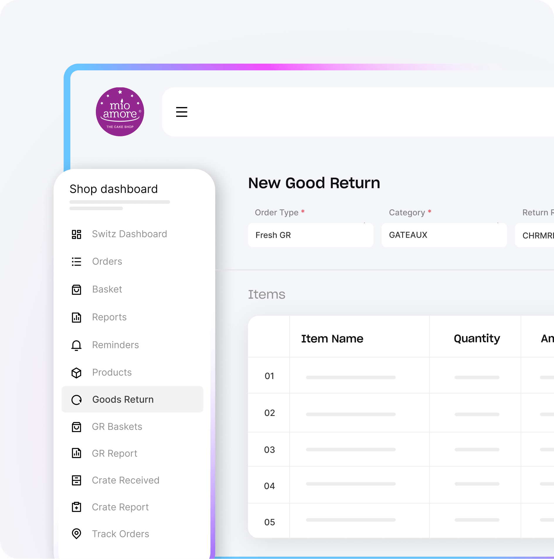 return-and-adjustment-management